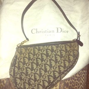 Christian Dior Saddle Bag with Dustbag